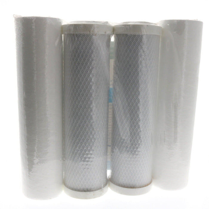 Watts Under the Sink Replacement Water Filter Cartridges Sediment Carbon ~ 2-Pack ~ 8 Filters Total