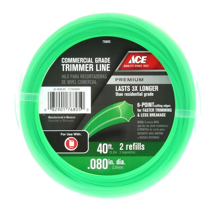 Ace Hardware #76805 40' x .080" Trimmer Line Weed Eater String