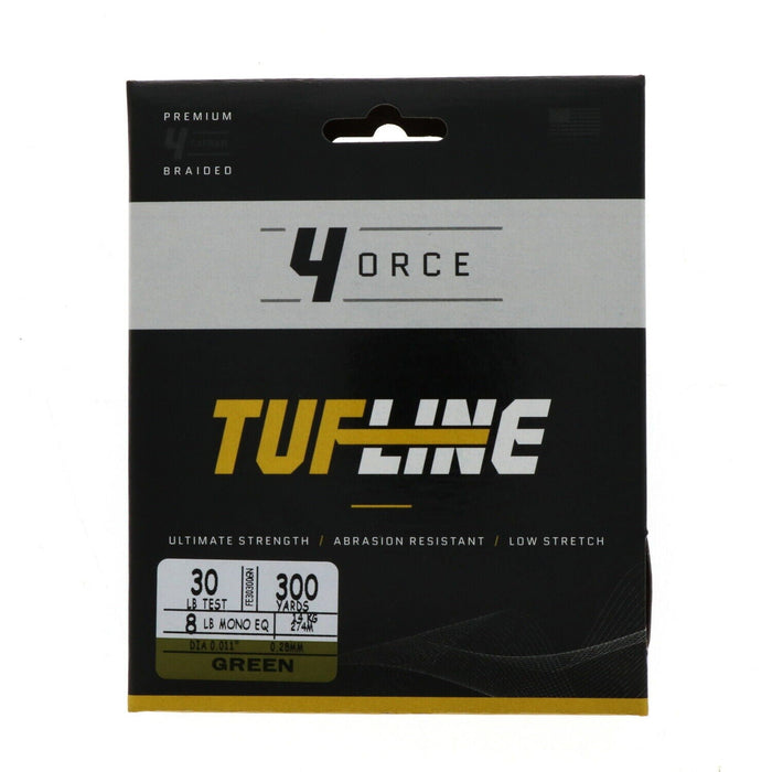 Tuf-Line #FE30300GN Braided Fishing Line ~ 8lb 300yd Green