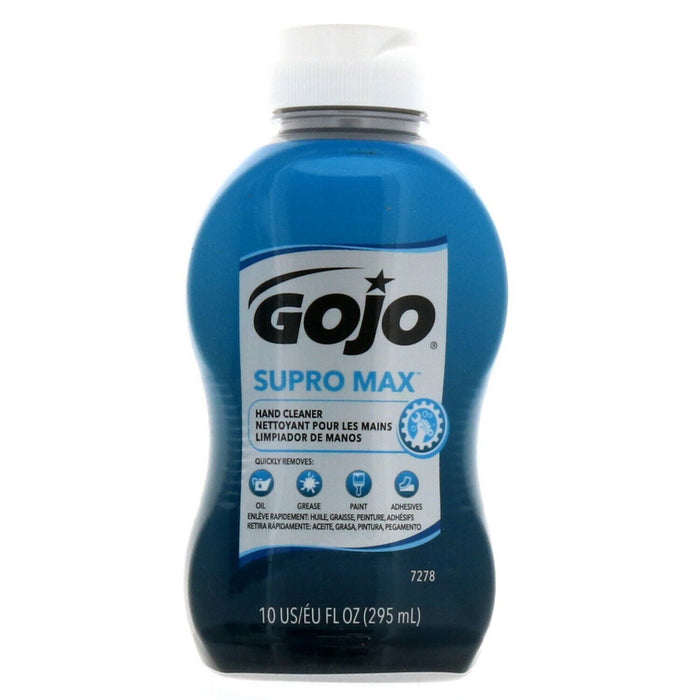 Gojo #7278 SuproMax Heavy Duty Liquid Hand Washing Soap Cleaner 10oz ~ 3-Pack