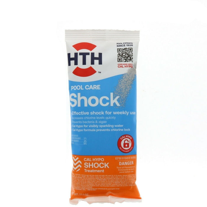 HTH #52031 Pool Care Shock Cal Hypo Shock Treatment Prevents Algae 13.3 oz