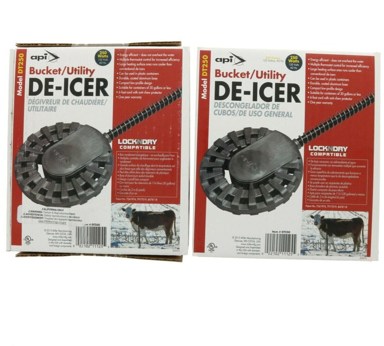 Allied Precision #DT250 De-Icer Water Bucket Utility De-Icer ~ 2-Pack