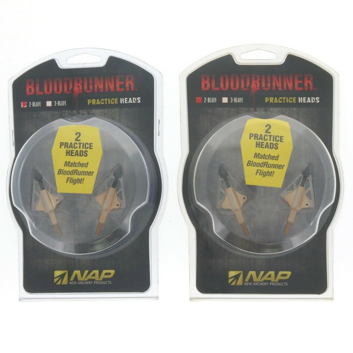 NAP #60-686 Bloodrunner Fixed Blade Practice Points ~ 2-Pack ~ 4 Practice Points Total