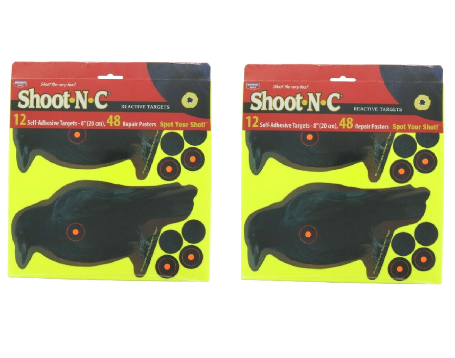 Birchwood Casey Reactive Crow Shooting Targets 8" 12ct ~ 2-Pack ~ 24 Targets TOTAL