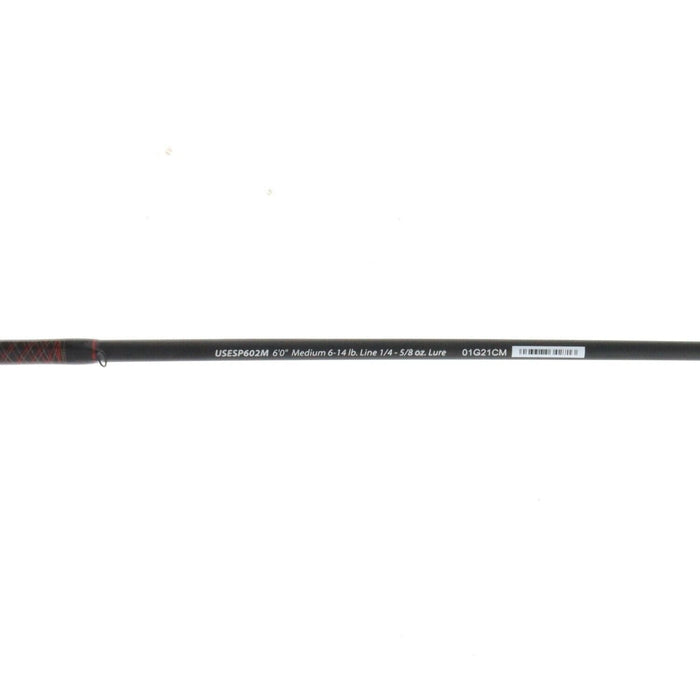 Shakespeare #USESP602M Ugly Stik Elite Rod 6ft Medium Spinning 2pc