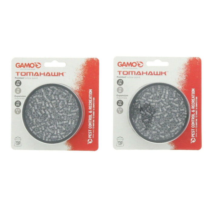 Gamo #6322554CP-C54   Hollow Point Pellets .177 Caliber 750 Count ~2-Pack