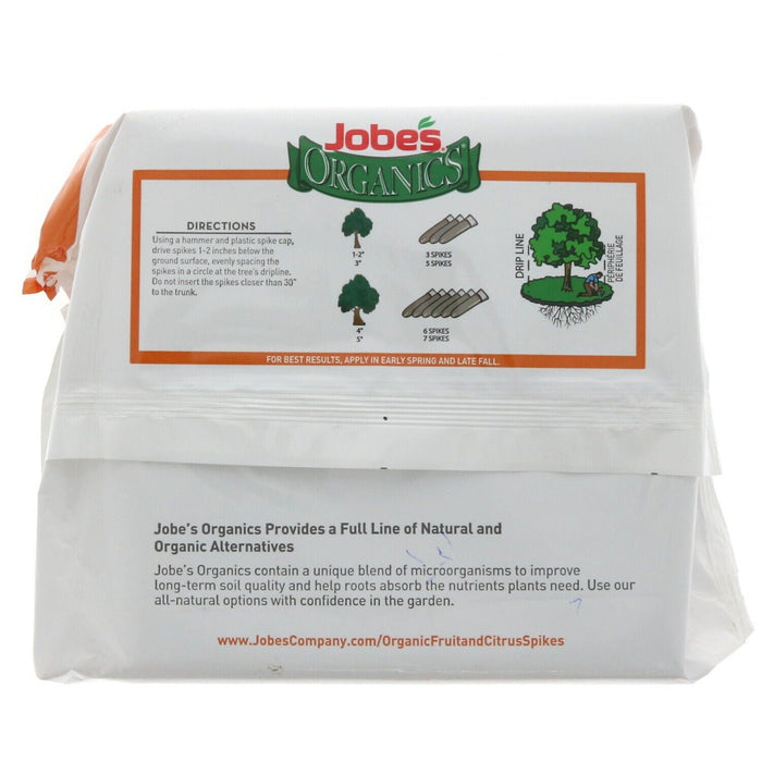 Jobe's #OW-01212NA.1 Organic Fruit & Citrus Tree Fertilizer Spikes ~ 8ct Package