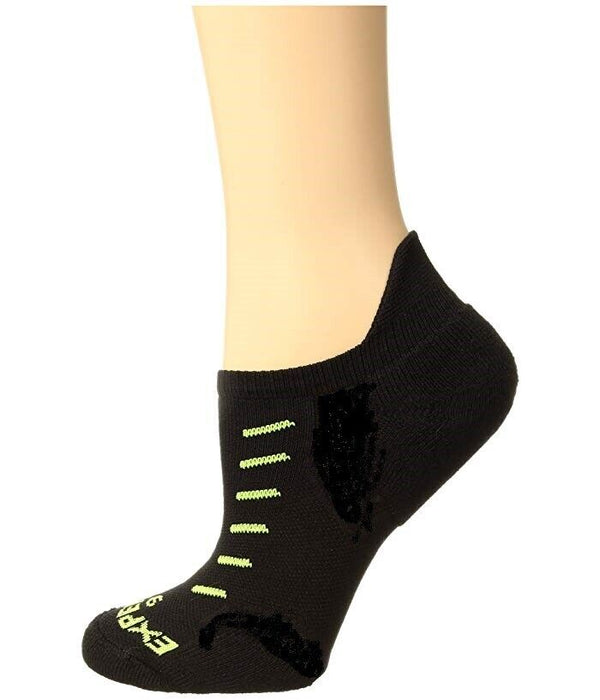 Thorlos XCTU9 Experia No Show Tab Ankle Running Socks Black XS ~ 2-Pack