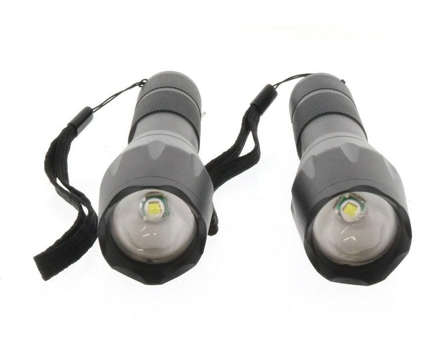 Diamond Vision Waterproof LED Mini Flashlight 10w ~ 2-Pack