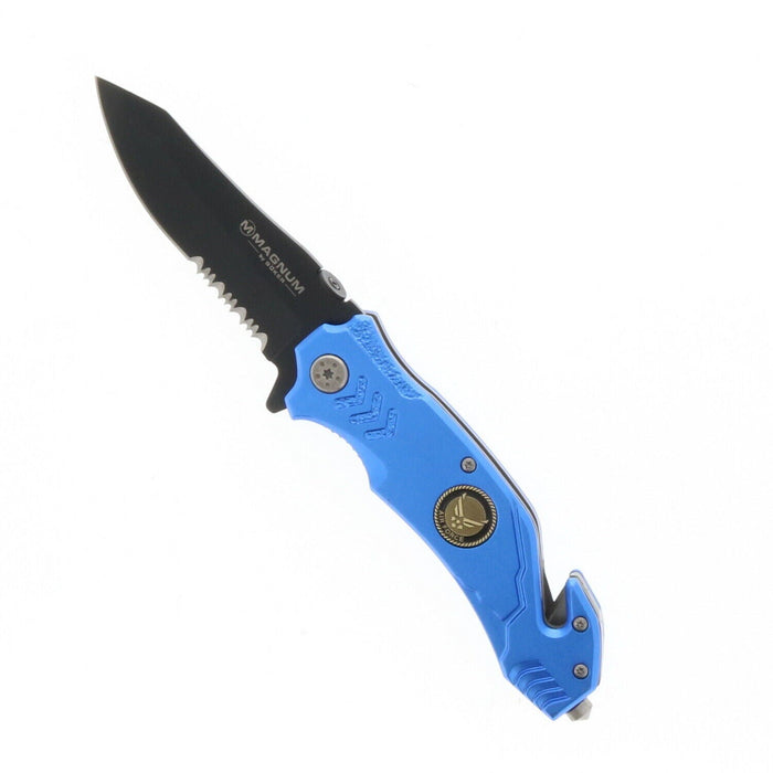 Boker #01LL473 Rescue Folding Knife Air Force Belt Cutter Glass Breaker
