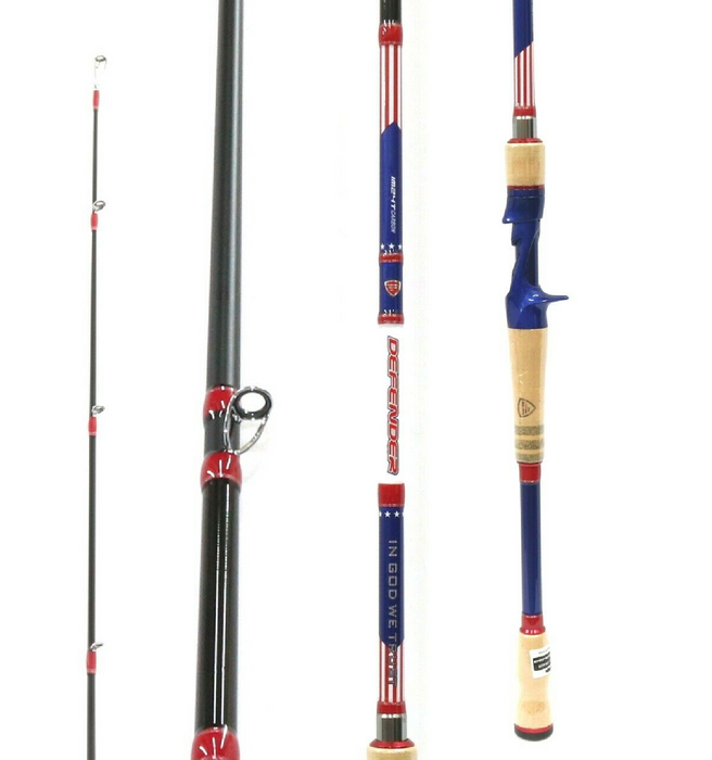 Favorite Fishing #DDFRC-741MH 7'4" Defender Medium Heavy Bait Casting Rod