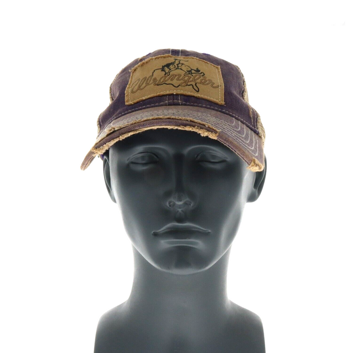 Wrangler #W130-89787KH Distressed Saddle Bronc Logo Patch Baseball Cap