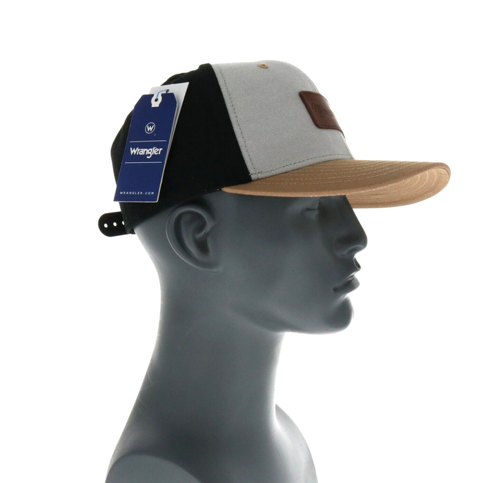 Wrangler #W1308-9833BK Patch Logo Colorblock Baseball Hat