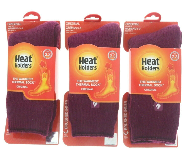 Heat Holders #LHHORGDFU Women's Original The Warmest Thermal Socks Tog 2.3 ~ 3-Pack