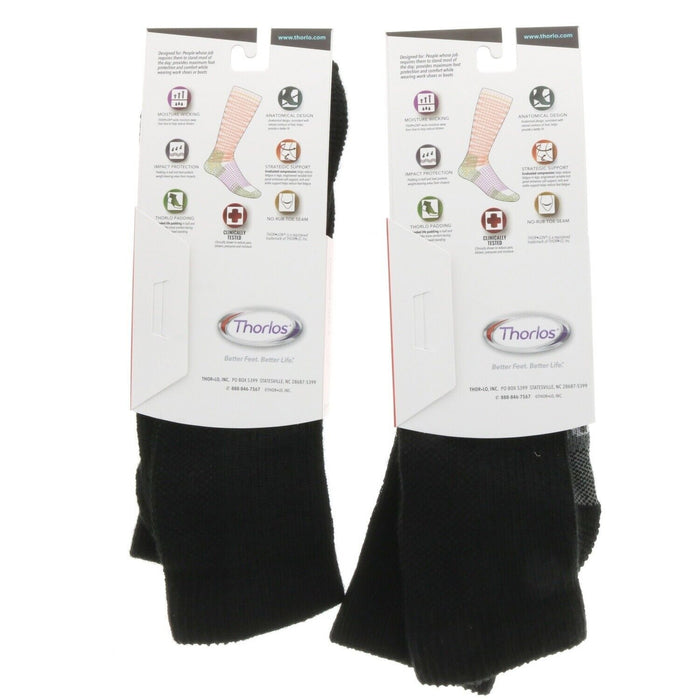 Thorlos #WCXU15316 12-Hour Shift Work Socks Mid-Calf  XL ~2-Pack