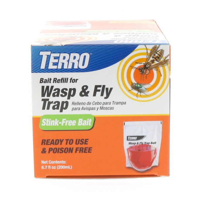 Terro #T513 Wasp Yellow Jacket Fly Trap Bait Refill ~ 6.7oz Concentrate