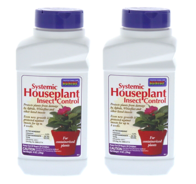 Bonide #109145 Systemic House Plant Insect Control 8oz ~ 2-Pack