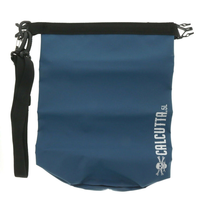 Calcutta #2531-0357 Waterproof Dry Bag Blue with Strap ~ Kayaking Rafting Gear ~ 5 Liter