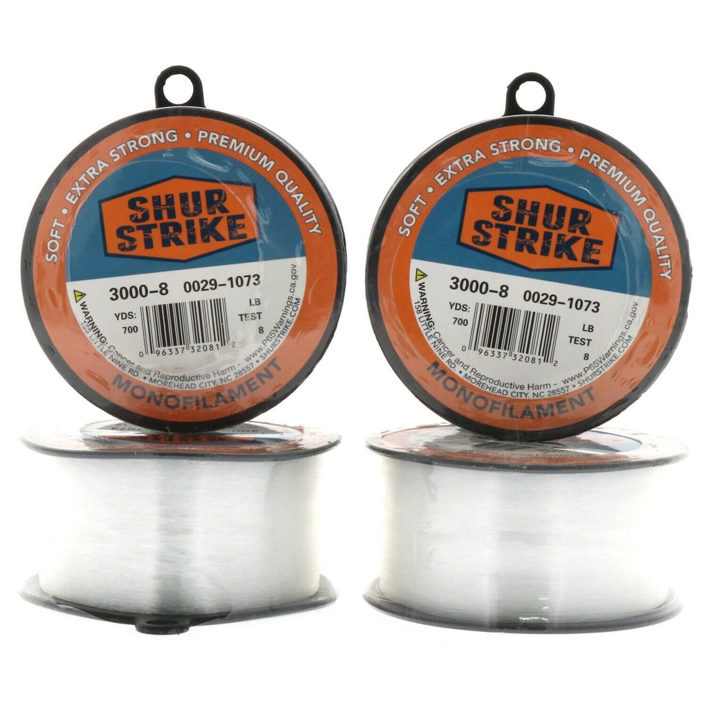 Shur Strike #3000-8 0029-1073 Monofilament Fishing Line 8lb Test 700 Y —  houseandfarmsupply