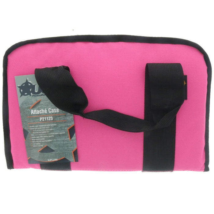 US PeaceKeeper #P21123 Pink Padded Soft Handgun Pistol Case