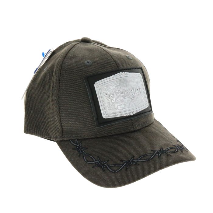 Wrangler #W1308-9808CH-000 Faux Silver Buckle Baseball Cap