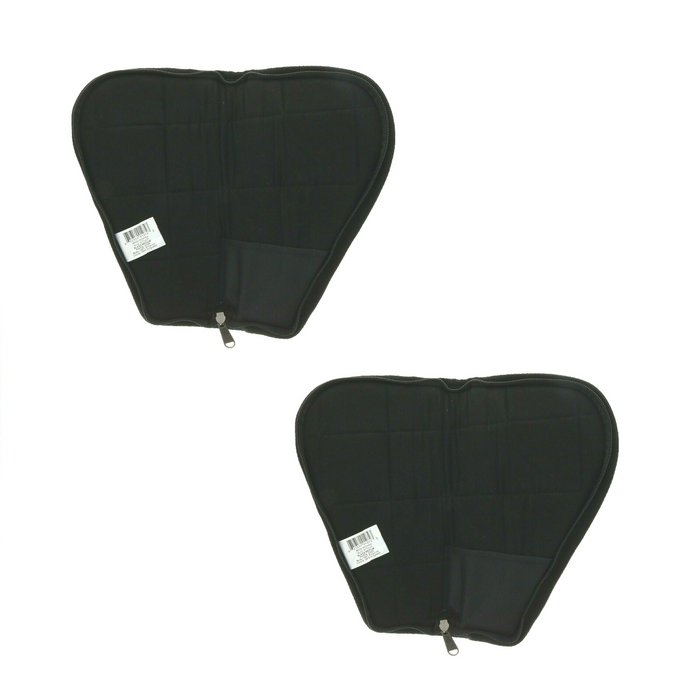 Bulldog #BDT620B Soft Pistol Cases With Zipper Pocket Sleeve ~ 2-Pack