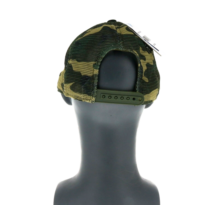 Wrangler #W13089703CA000 Logo Patch Mesh Camo Snapback Baseball Cap