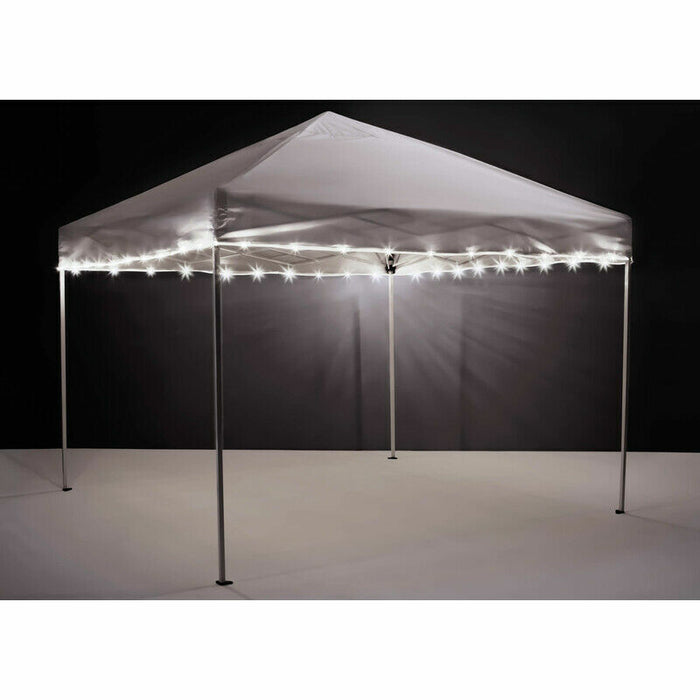 Brightz #P1666    White Canopy Patio Weather Resistant Umbrella Lighting ~ 2Pack