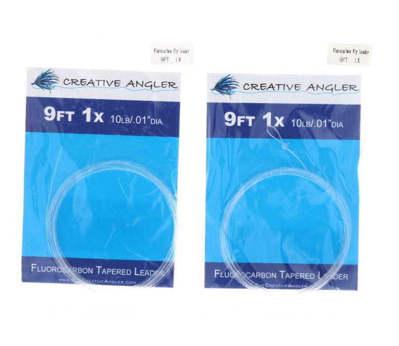 Creative Angle Fluorocarbon Tapered Leader Line 9Ft 1X /2X / 3X / 4X