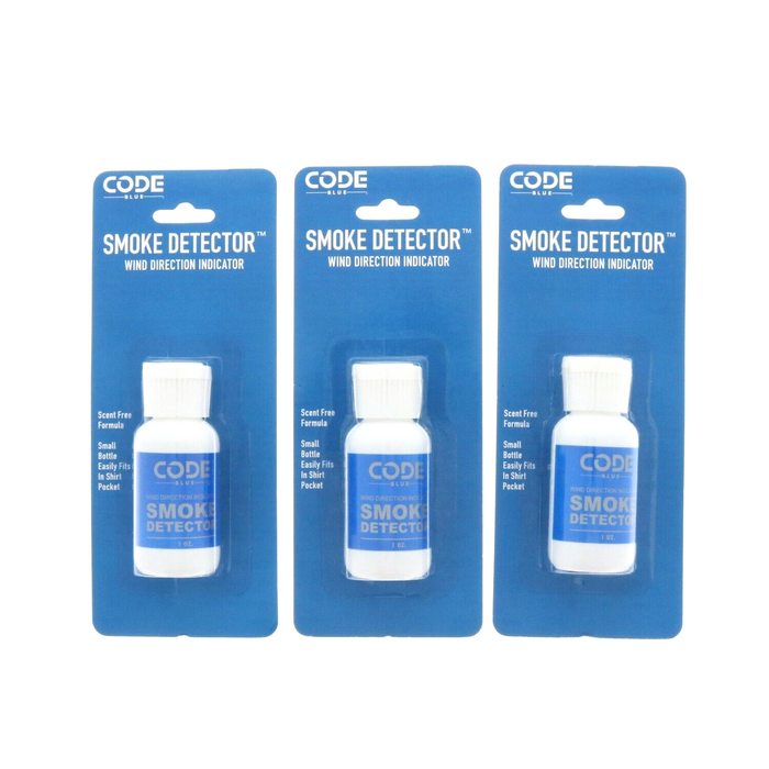 Code Blue #OA1187 Smoke Detector Wind Indicator Powder Blue 1 oz ~ 3 Pack ~ 3oz Total