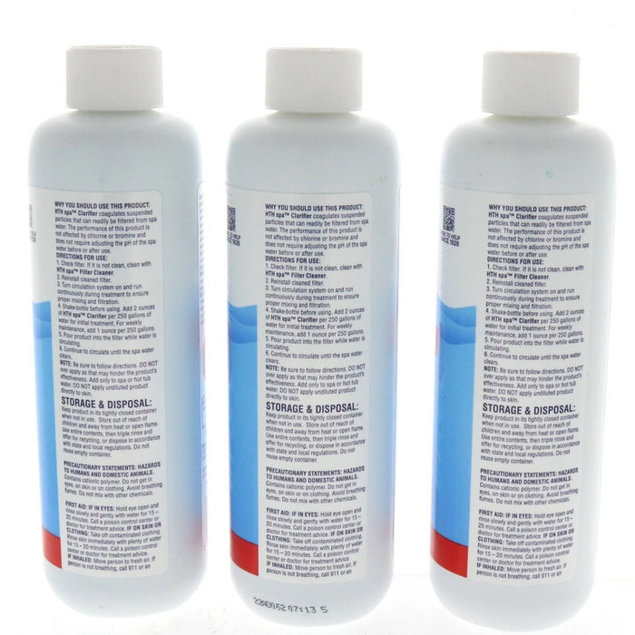 HTH #5922377 Clear Result Spa & Hot Tub Clarifier Water Treatment 16oz ~ 3-Pack