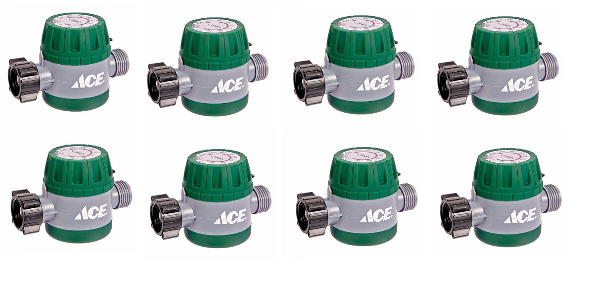 Ace Hardware #7436744 Hose Faucet Timer Dial Manual ~ 8 Pack