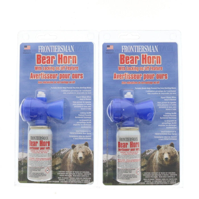 Frontiersman #F-LH-01 Bear Horn With Locking On/Off Feature ~ 2-Pack