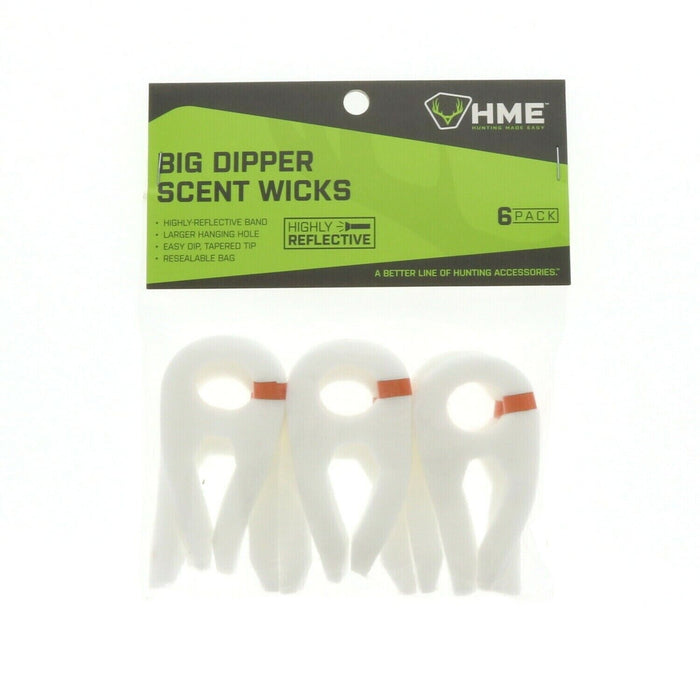 HME #HME-BDSW Big Dipper Scent Hunting Wicks ~ 4-Pack ~ 24 Wicks Total