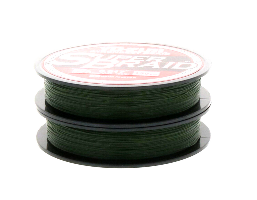 Yo-Zuri #R1263-DG Super Braid Fishing Line 80lb 150yds Dark Green ~ 2-Pack