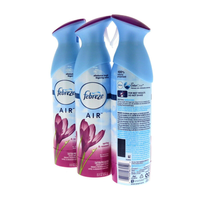 Febreze #91329794   Air Freshener Spray Spring & Renewal ~ 3-Pack