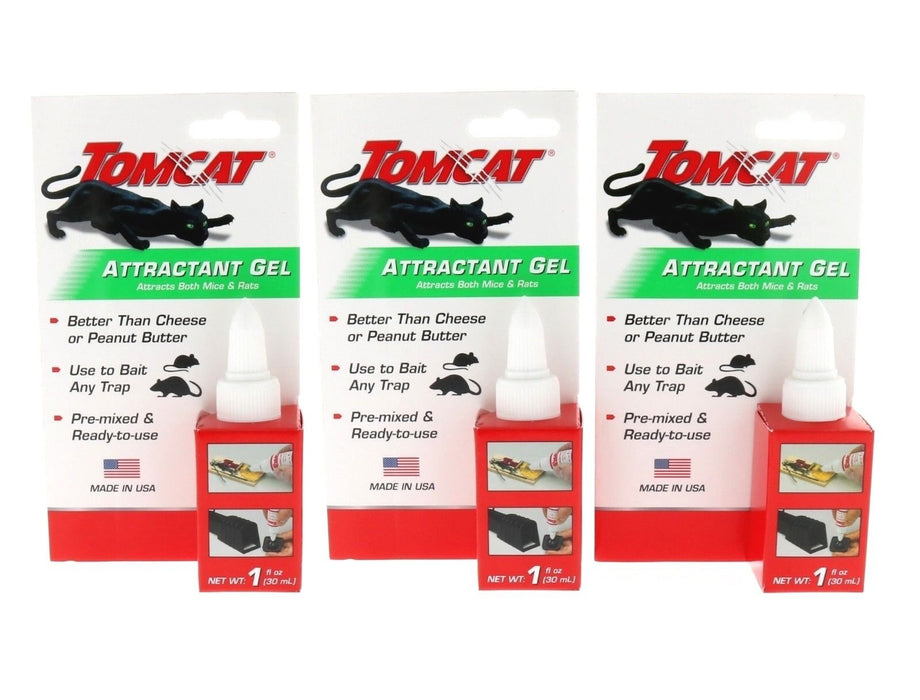 Tomcat #33901 Attractant Gel Mouse Rat Mice Bait Lure Gel ~ 3-Pack ~ 3oz Total