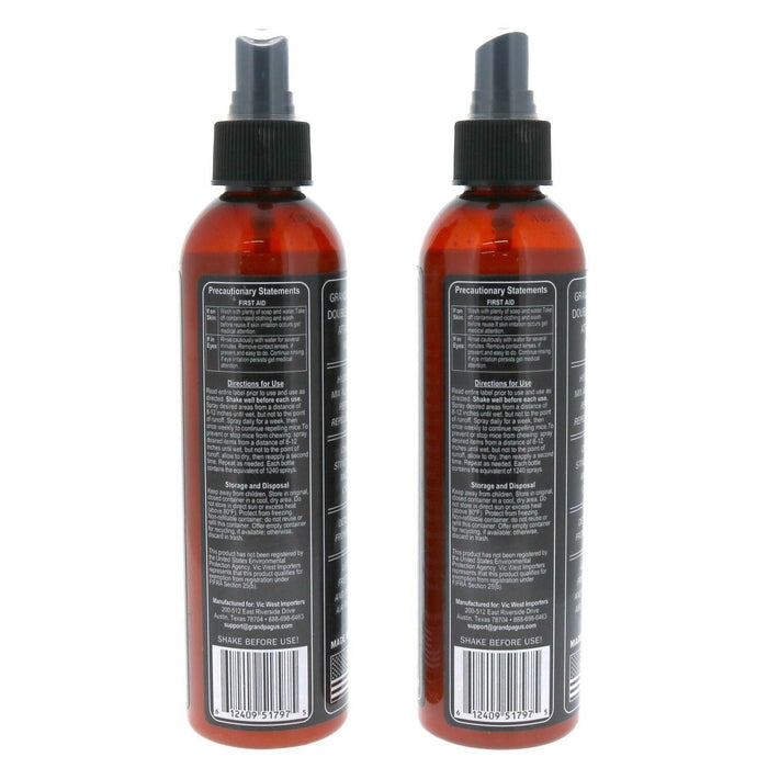 Grandpa Gus's #GSB-8A-15 Potent Mouse Repellent Spray Natural Peppermint ~ 2-Pack