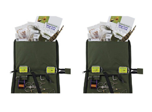 Gunnison River #Z117 Fly Tying Supply Kits with Tools & Flies ~ 2-Pack