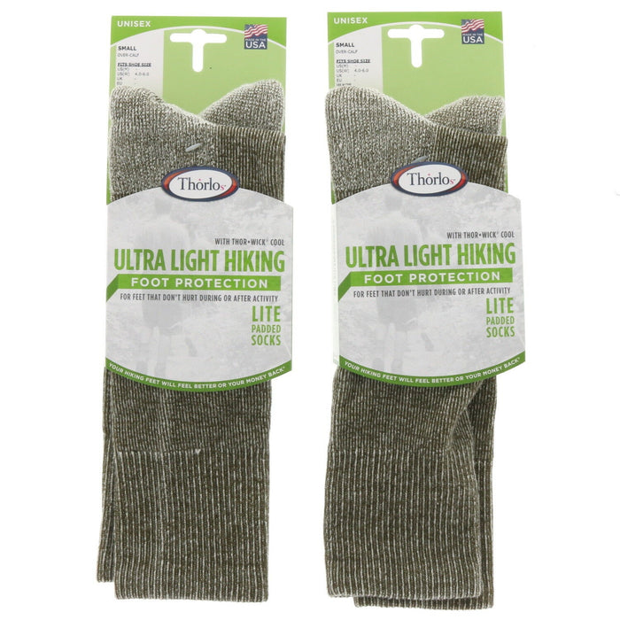 Thorlo Over the Calf Light Hiking Boot Socks Small ~ 2-Pairs Socks