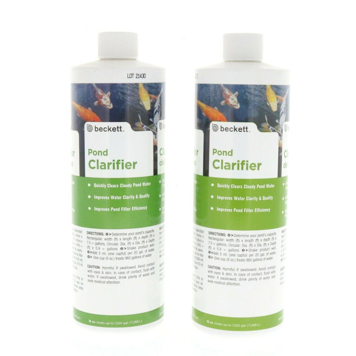 Beckett #CPPC16 Pond Water Clarifier 16oz ~ 2-Bottles