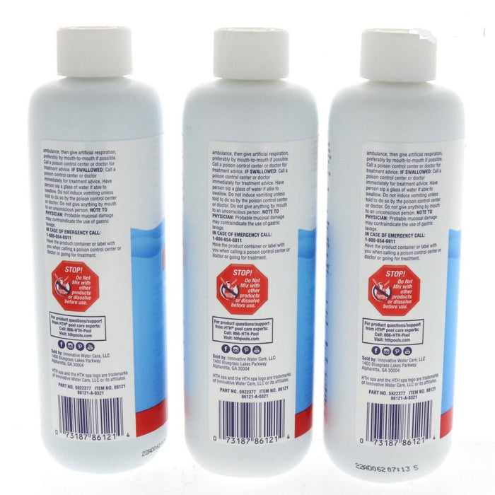 HTH #5922377 Clear Result Spa & Hot Tub Clarifier Water Treatment 16oz ~ 3-Pack