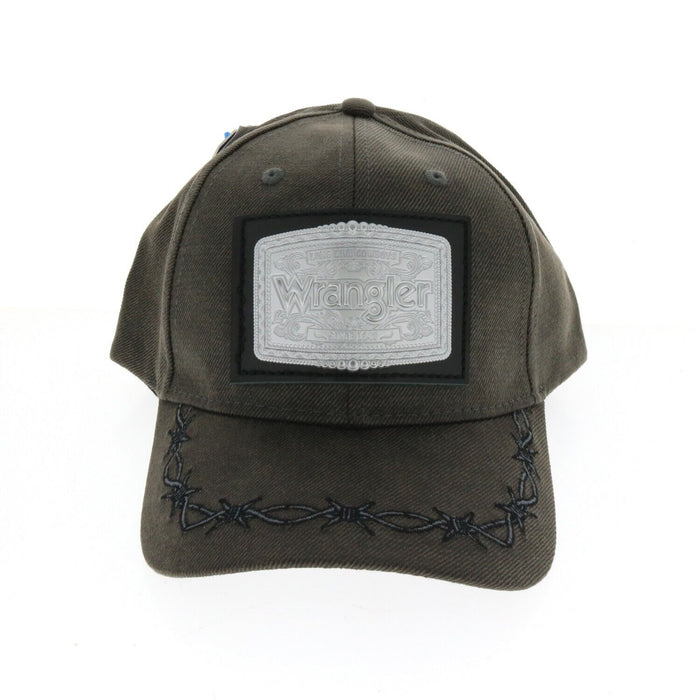 Wrangler #W1308-9808CH-000 Faux Silver Buckle Baseball Cap