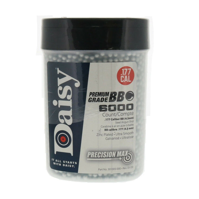 Daisy #980060-444 Premium Grade .177 BBs ~ 6000 in Tub