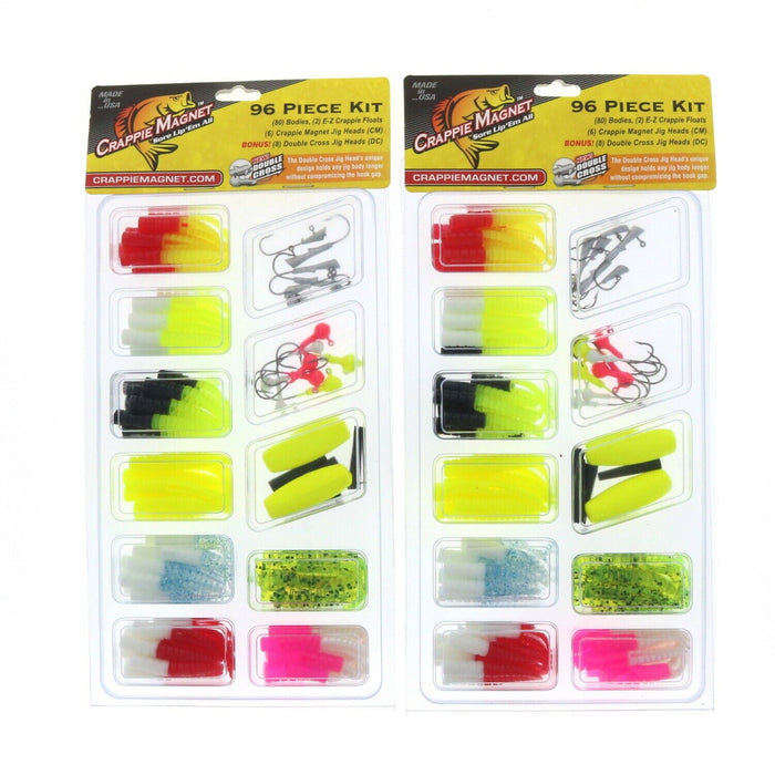 Crappie Magnet #87499 96-Piece Kit Crappie~ 2 Pack ~ 192 Pieces Total