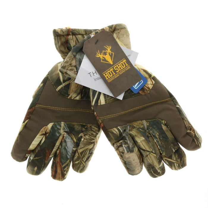 Hot Shot #OD-206C-CL Timber Camo Waterproof Insulated Medium Gloves