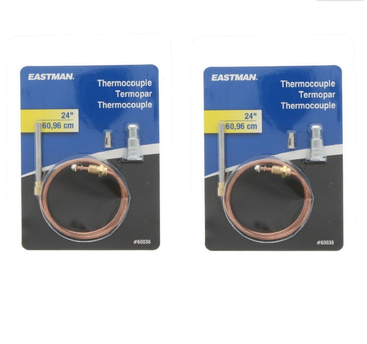 Eastman #4894275   24" Thermocouple Water Heater Gas Pilot Light ~ 2 Pack ~ 2 Thermocouples