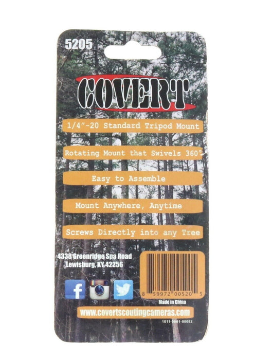 Covert #5205 Tree60 Trail Camera Mount Black