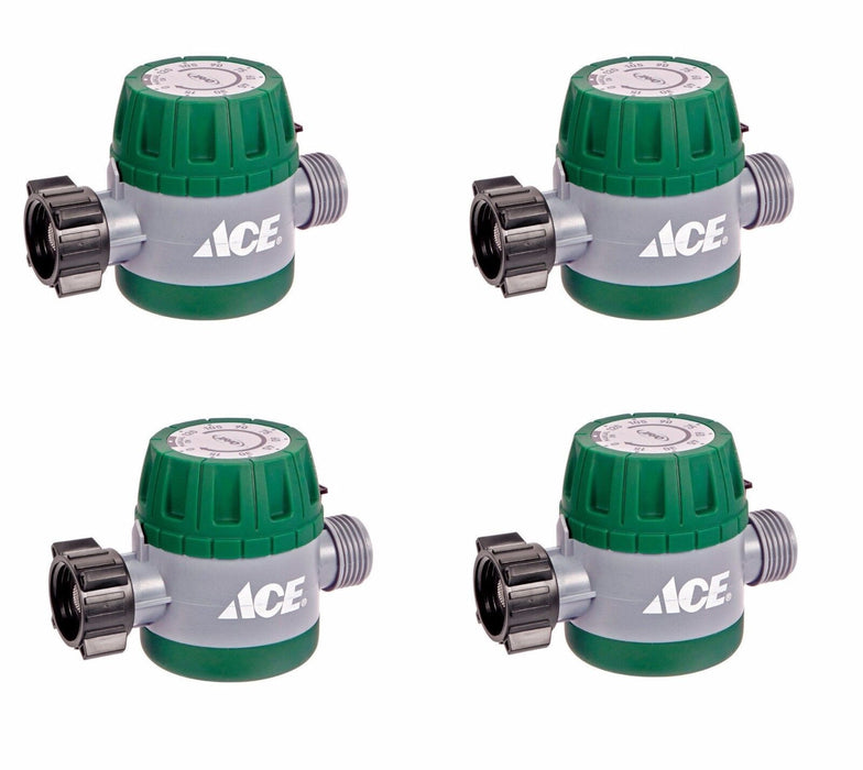 Ace Hardware #7436744 Hose Faucet Timer Water Garden Lawn Sprinkler ~ 4-Pack