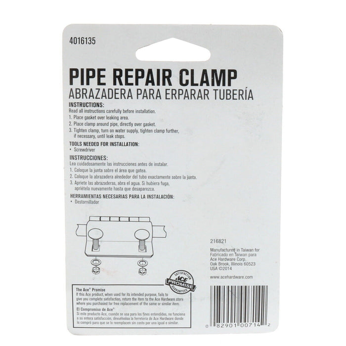 Ace Hardware #4016135 3/4" Pipe Repair Clamp